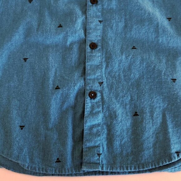 Hollister Sz M Epic Flex Stretch Button Down Shirt Muscle Fit Long Sleeve Casual - Picture 8 of 10